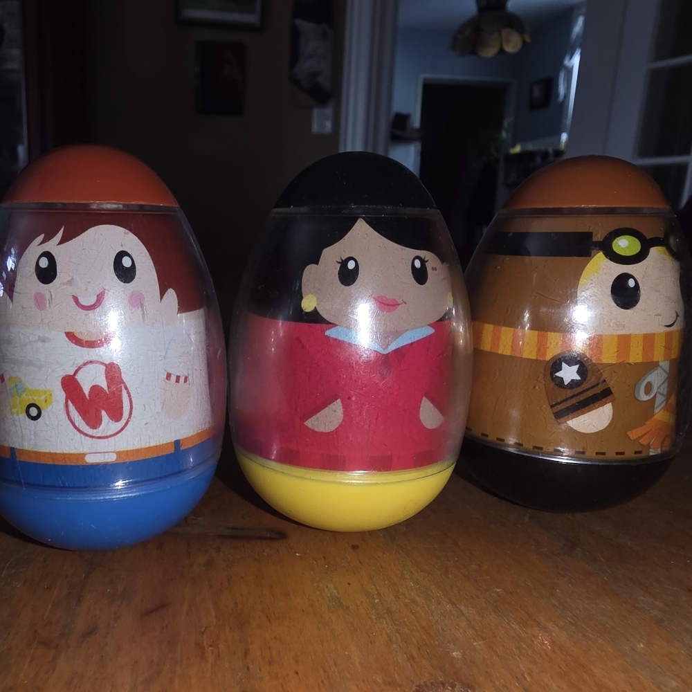 Hasbro Weebles Wobble LOT of 3 Figures 2009